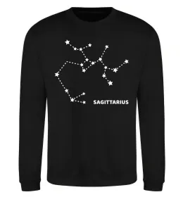 Світшот Sagittarius stars Чорний фото
