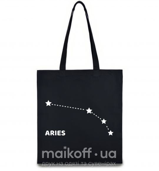 Еко-сумка Aries stars Чорний фото