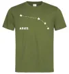Чоловіча футболка Aries stars Оливковий фото