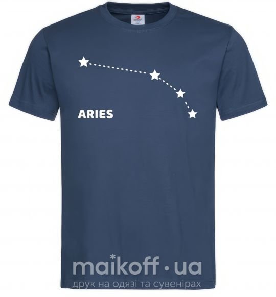 Мужская футболка Aries stars Темно-синий фото