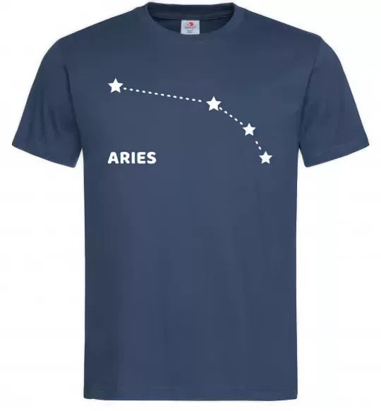 Чоловіча футболка Aries stars Темно-синій фото