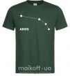 Мужская футболка Aries stars Темно-зеленый фото