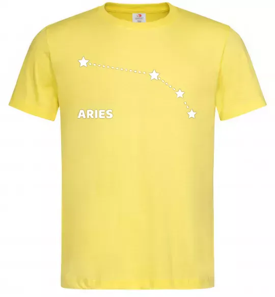 Чоловіча футболка Aries stars Лимонний фото