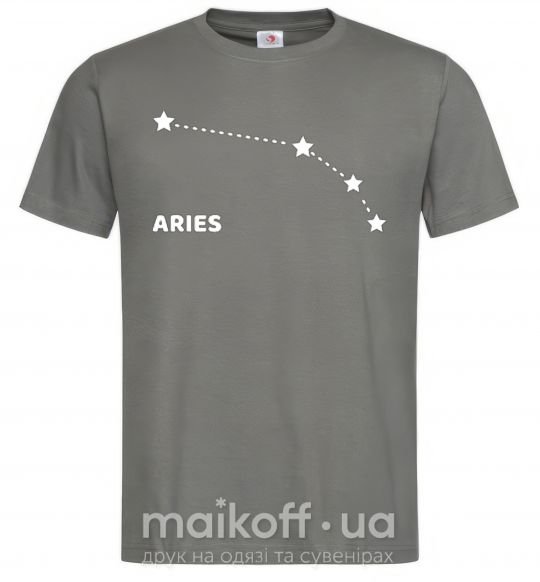 Мужская футболка Aries stars Графит фото