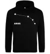 Женская толстовка (худи) Aries stars Черный Женская толстовка (худи) Aries stars Черный фото