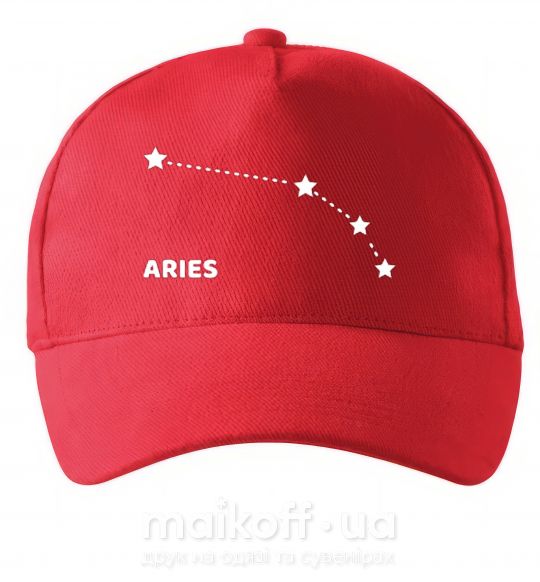 Кепка Aries stars Червоний фото