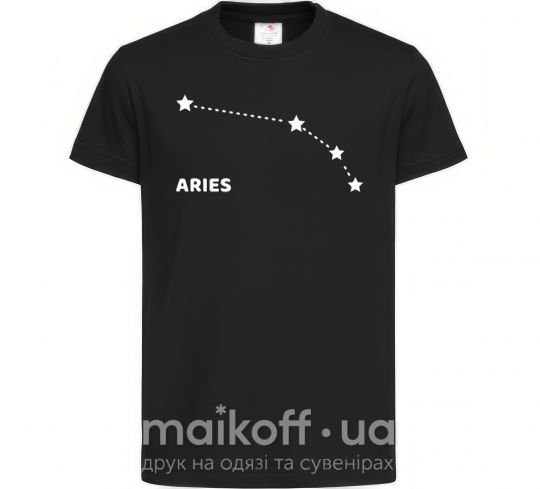 Дитяча футболка Aries stars Чорний фото