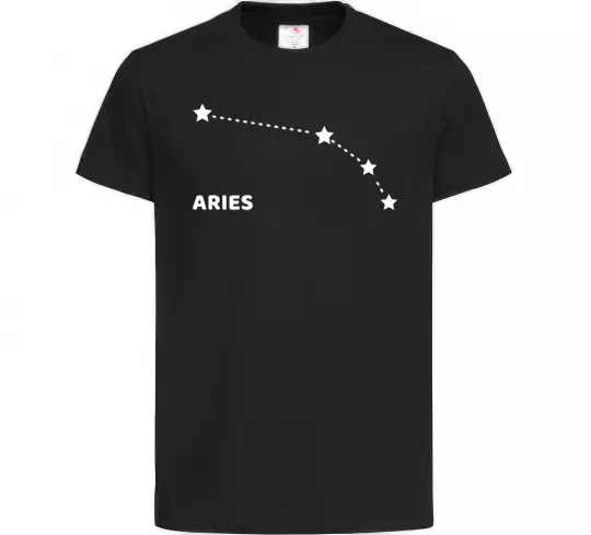 Детская футболка Aries stars Черный фото