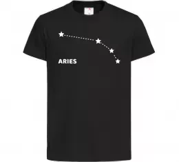 Детская футболка Aries stars Черный фото
