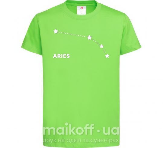 Детская футболка Aries stars Лаймовый фото