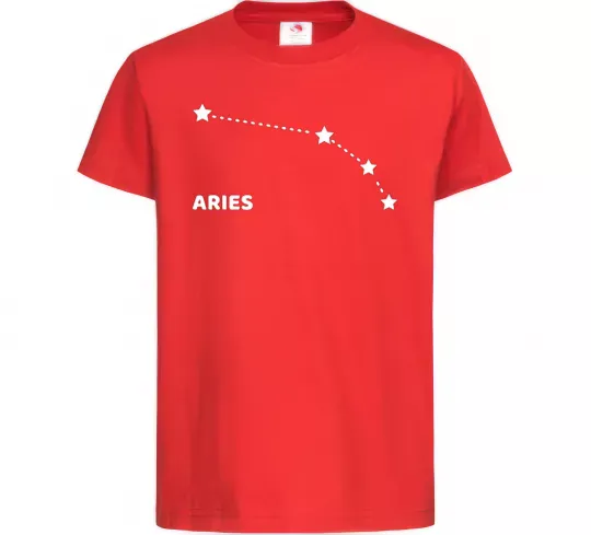 Детская футболка Aries stars Красный фото