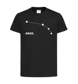Детская футболка Aries stars Черный фото