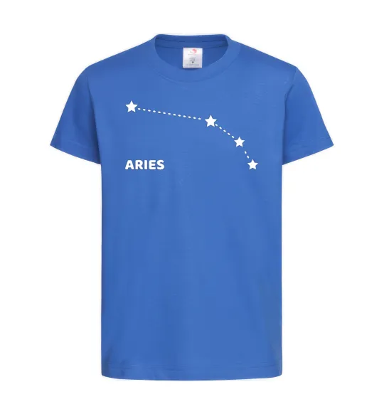 Дитяча футболка Aries stars Яскраво-синій фото