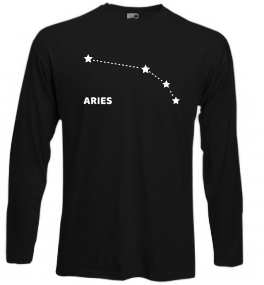 Лонгслів Aries stars Чорний фото