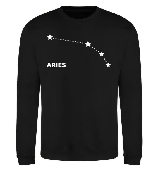 Свитшот Aries stars Черный фото
