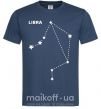 Мужская футболка Libra stars Темно-синий фото