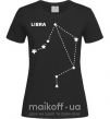 Жіноча футболка Libra stars Чорний фото