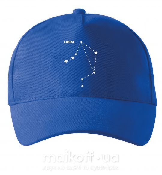 Кепка Libra stars Ярко-синий фото