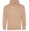 Жіноча толстовка (худі) Libra stars Пісочний фото