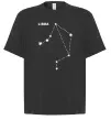 Футболка Оверсайз Libra stars Черный фото