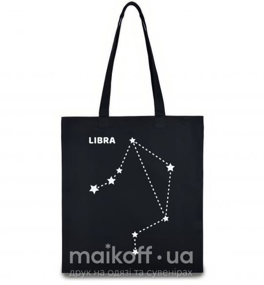 Еко-сумка Libra stars Чорний фото