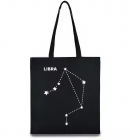 Еко-сумка Libra stars Чорний фото