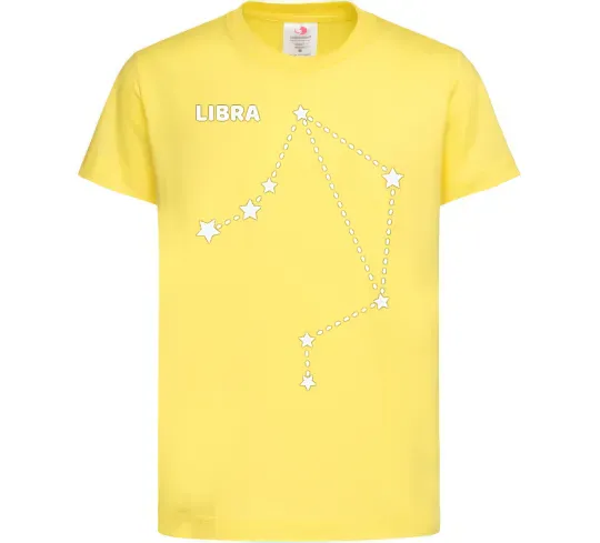 Детская футболка Libra stars Лимонный фото