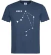 Мужская футболка Libra stars Темно-синий фото
