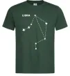 Мужская футболка Libra stars Темно-зеленый фото