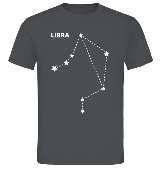 Мужская футболка Libra stars Графит фото