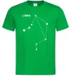 Мужская футболка Libra stars Зеленый фото
