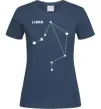 Жіноча футболка Libra stars Темно-синій Жіноча футболка Libra stars Темно-синій фото