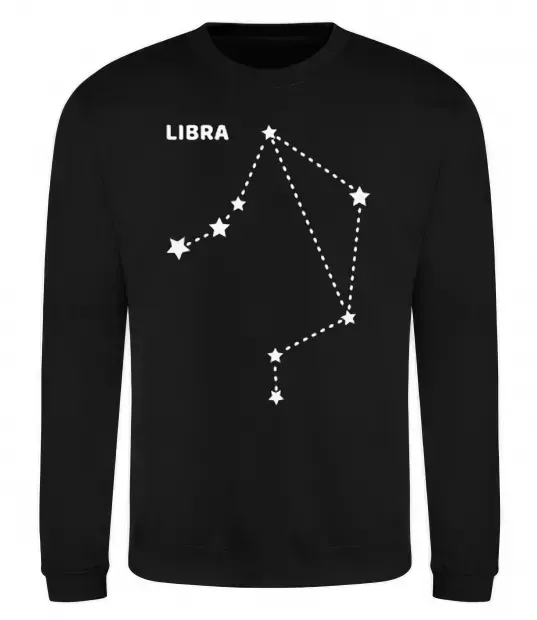 Свитшот Libra stars Черный фото