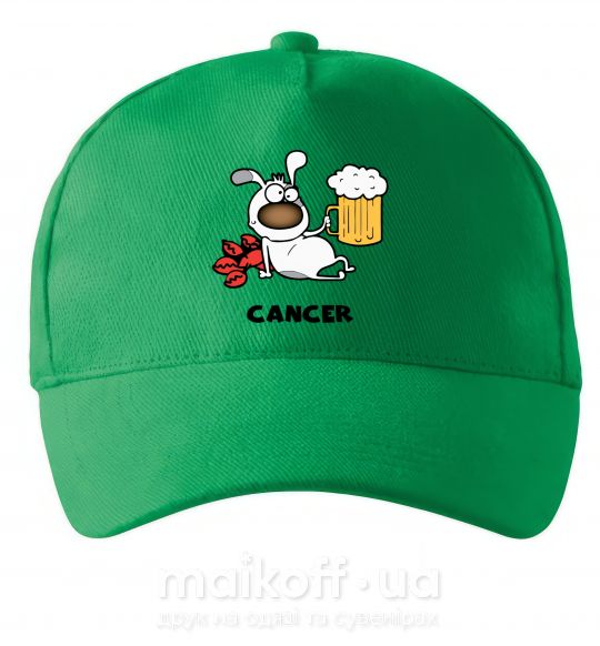 Кепка Рак пес Зелений фото
