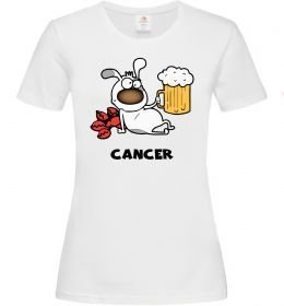 Женская футболка Рак пес