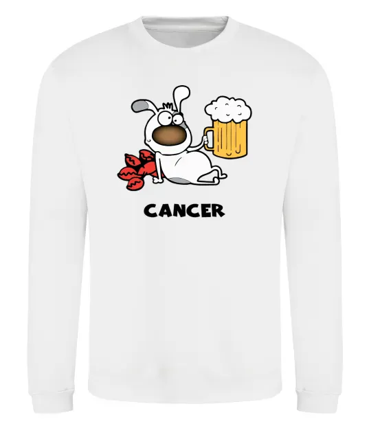 Світшот Рак пес Білий фото