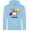 Женская толстовка (худи) Рак пес Голубой фото