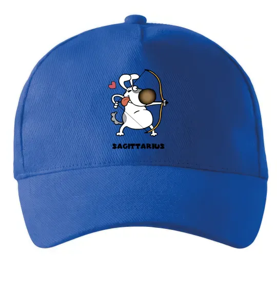 Кепка Cтрілець пес Ярко-синий фото