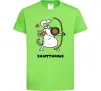 Детская футболка Cтрілець пес Лаймовый фото