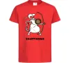 Детская футболка Cтрілець пес Красный фото