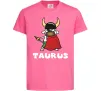 Детская футболка Телець пес Ярко-розовый Детская футболка Телець пес Ярко-розовый фото