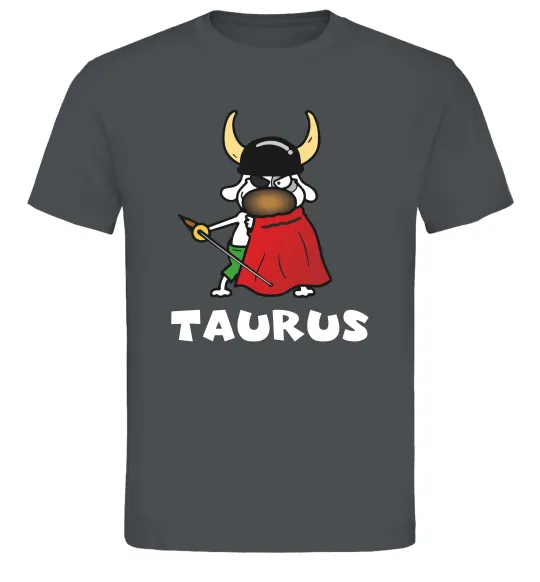 Чоловіча футболка Телець пес Графіт фото