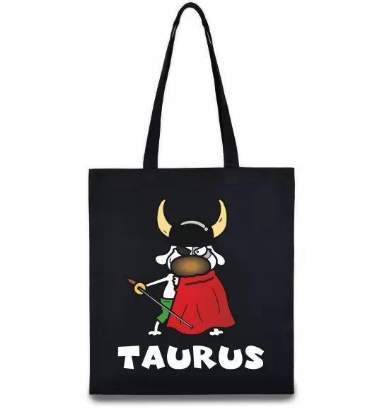 Эко-сумка Телець пес Черный фото