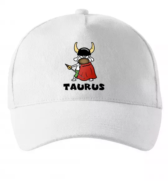 Кепка Телець пес Білий фото