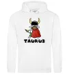 Мужская толстовка (худи) Телець пес Белый Мужская толстовка (худи) Телець пес Белый фото