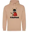 Мужская толстовка (худи) Телець пес Песочный Мужская толстовка (худи) Телець пес Песочный фото
