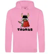 Жіноча толстовка (худі) Телець пес Рожевий фото