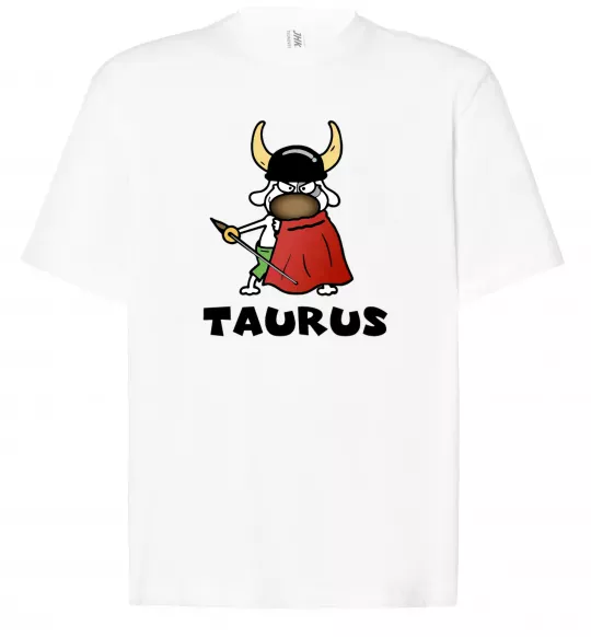 Футболка Оверсайз Телець пес Белый фото