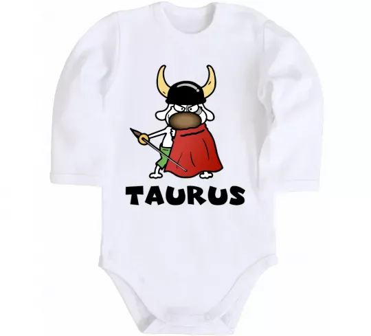 Детский боди Телець пес Белый фото