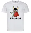 Чоловіча футболка Телець пес Білий фото